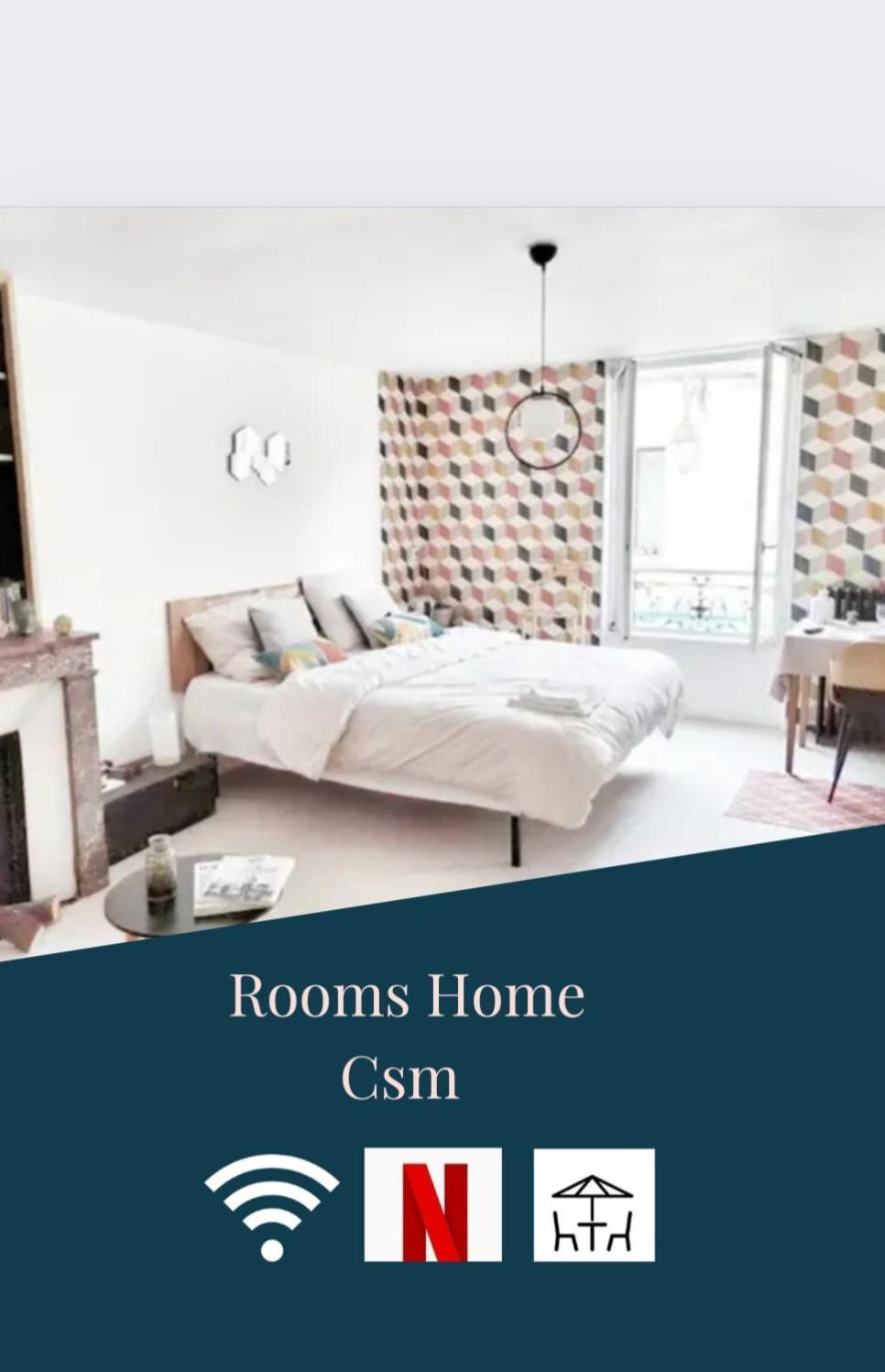 Rooms Home Csm Espace Prive De 3 Chambres Modulables En Suite 1 2 Ou 3 Chambres En Fonction Du Nombre D Invites Capacite D Accueil 8 Personnes Maximum Charly-sur-Marne ภายนอก รูปภาพ